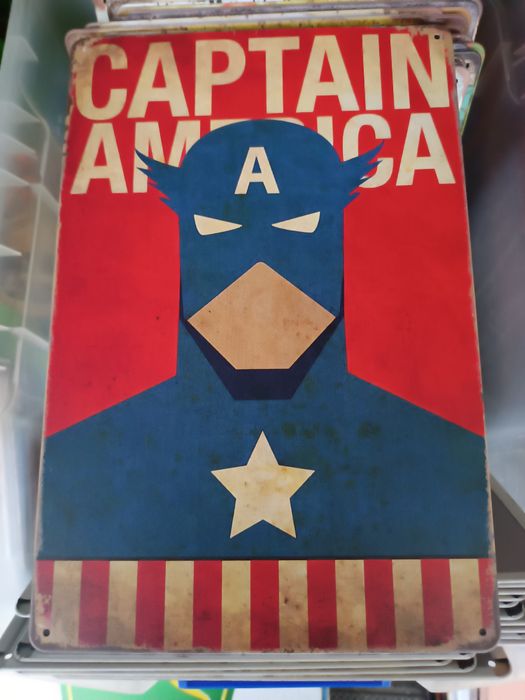 Placa em metal Banda desenhada Marvel Star wars