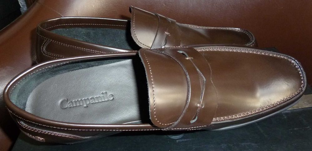 Sapatos novos italianos castanhos Campanile 40 - SALDO