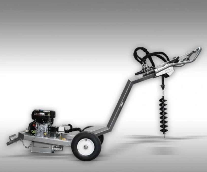 Wiertnica glebowa hydrauliczna przyczepka Jensen PB-100