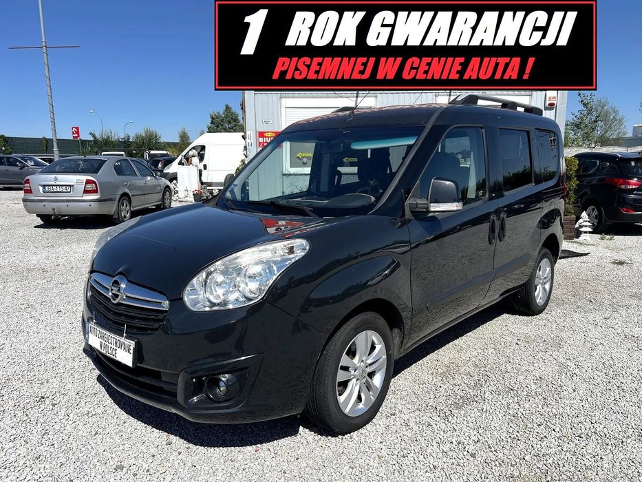 Opel Combo 1 ROK GWARANCJI W CENIE AUTA, Zamiana, 7 os, oleje, Rozrząd, Sprzęgło