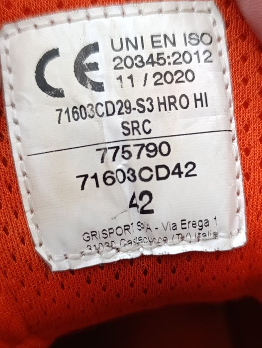 Grisport werkstoff 41-42p. Чоловічі робочі черевики