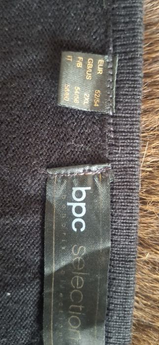 Sweter czarny rozpinany