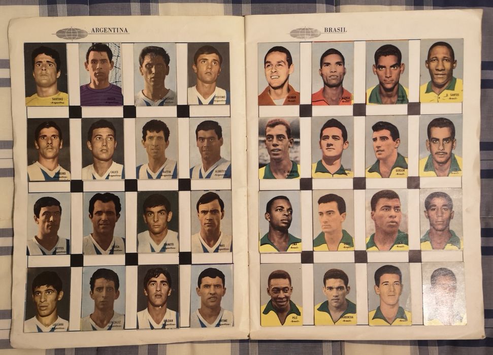 Caderneta Mundial Futebol 1966