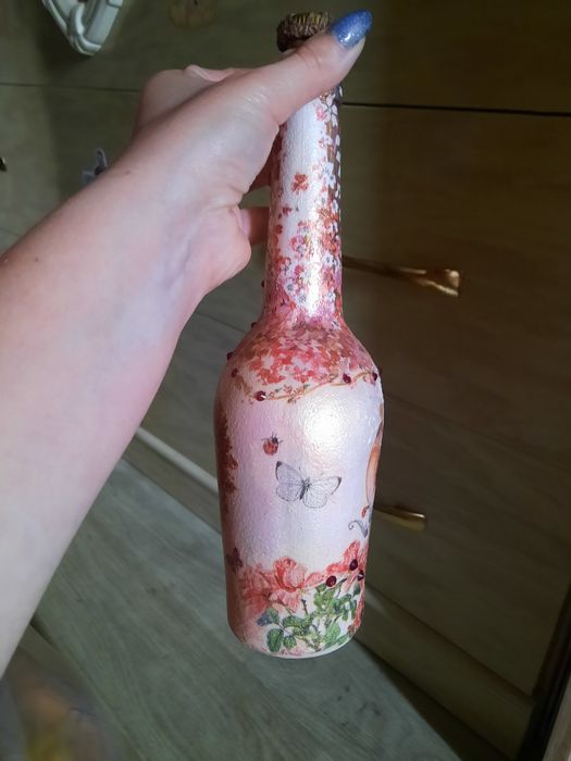 Декоративная бутылка 24 см.