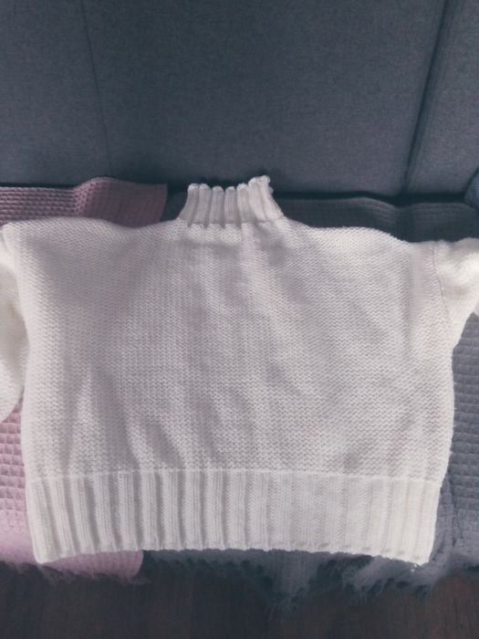 Polgolf bialy krotki warkocze SM do pasa