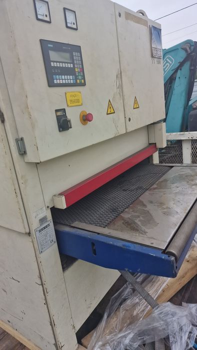 Lixadeira calibradora 1100 dois rolos lixar inox escovadora