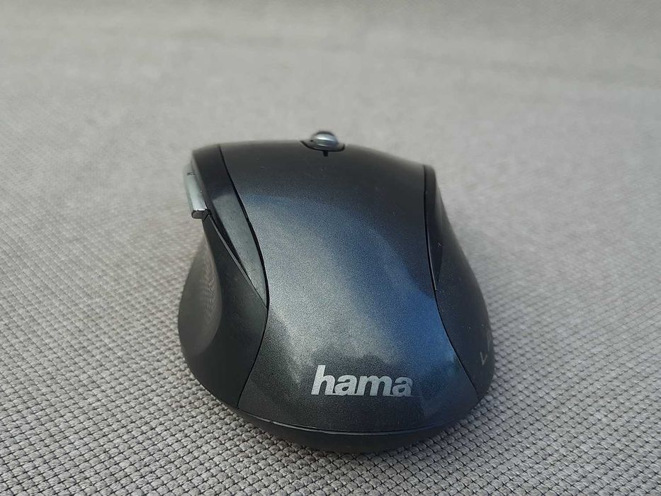 Мышка к ноутбуку Laser Hama M3110 офисная черная/школьнику/студент