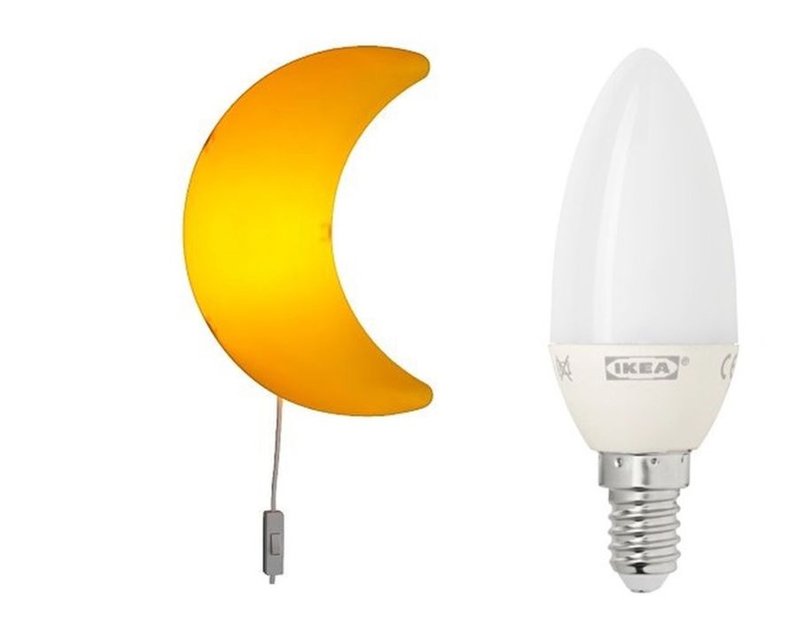 Ikea smila kinkiet lampka dla dziecka