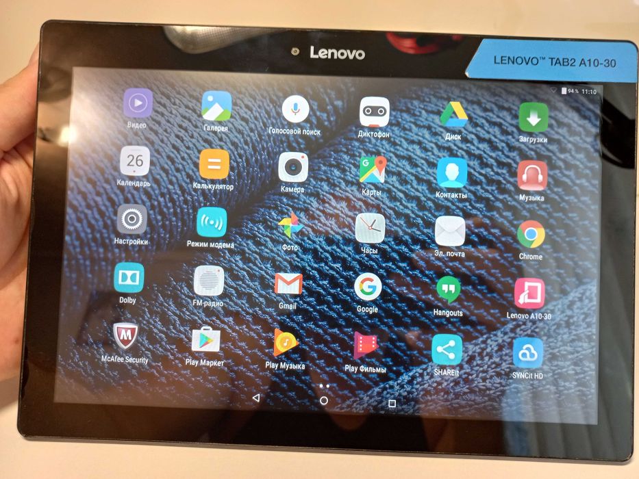 Планшет Lenovo 10 дюйм! Black! Оригінал у відмінному стані!