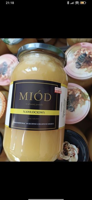 4 x szt  Miód Nawłociowy  1.25kg promocja