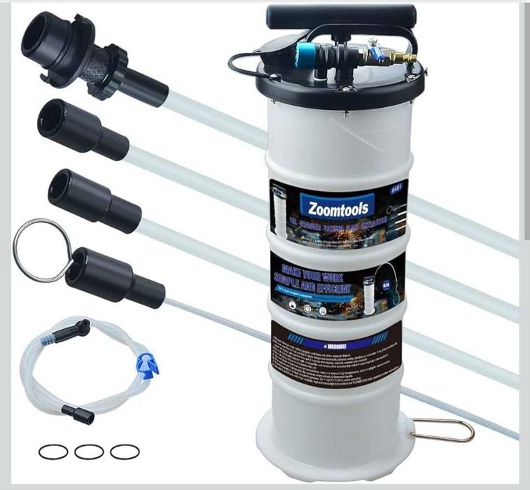 Zoomtools pompa próżniowa ręczna lub pneumatyczna do oleju