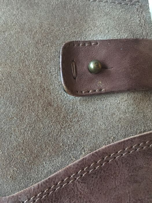 Ботфорты  замшевые