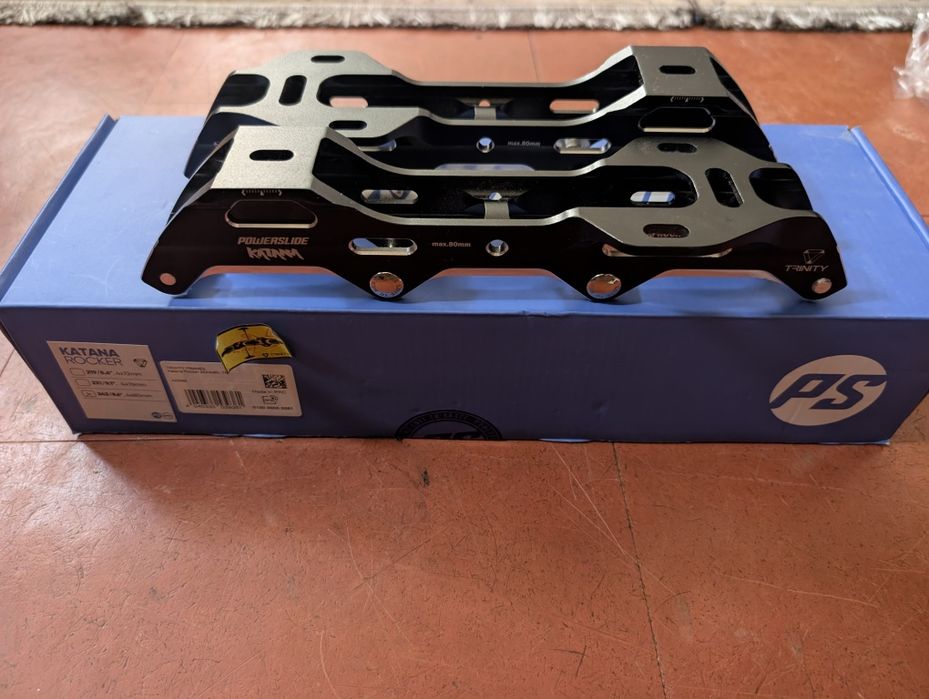 Szyny do rolek Powerslide katana 4x80