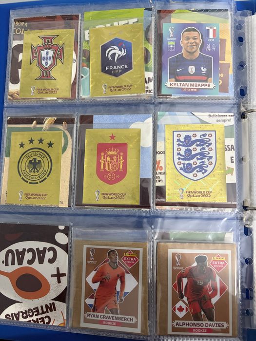Extra Sickers e Cromos raros Mundial Qatar 2022