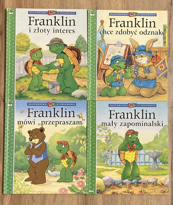 FRANKLIN książki, wielka kolekcja, 88 sztuk, dla dzieci, zestaw, zbiór
