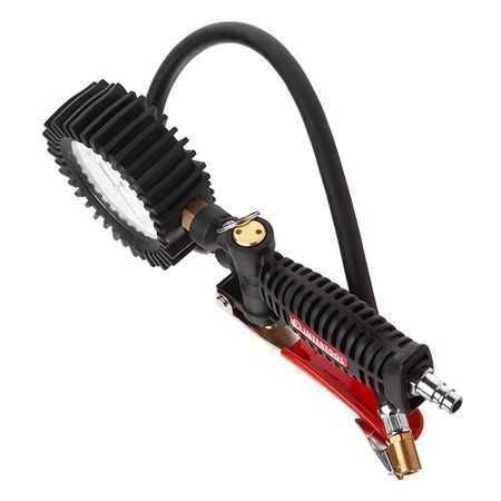 Пістолет для підкачування коліс із манометром, INTERTOOL PT-0510