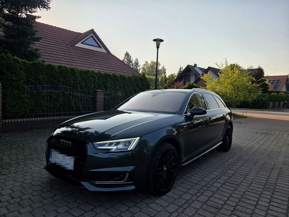 Audi A4 Avant quattro S-line 3.0TDI 272KM 2017r Matrix, Tiptronic, Virtual, Skóry