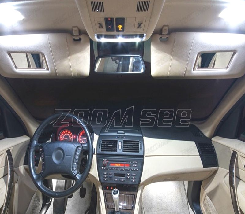 KIT COMPLETO 4 LAMPADAS LED INTERIOR BMW X3 E83 04-10