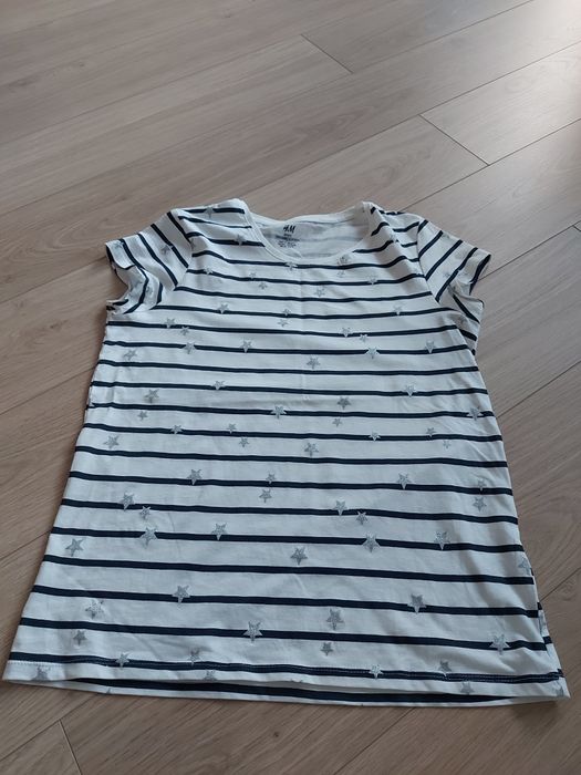 Koszulka h&m 164 paseczki gwiazdki