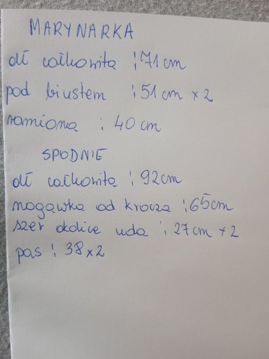 Garnitur damski r xl