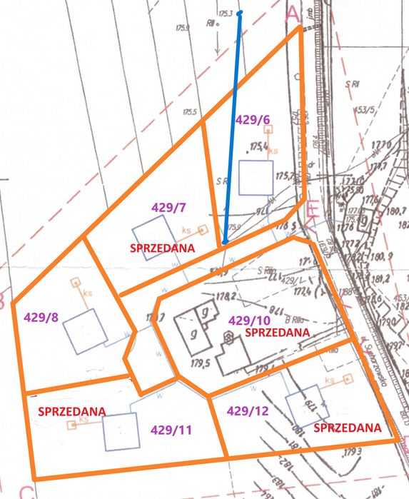 Działka Budowlana 0,0979ha Sandomierz, ul. Sucharzowska  1