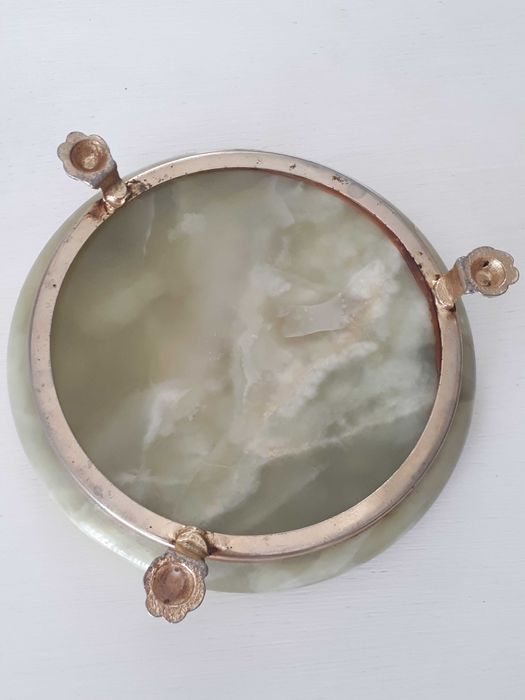 Mini PATERKA na lwich nóżkach z kamienia ONYKS