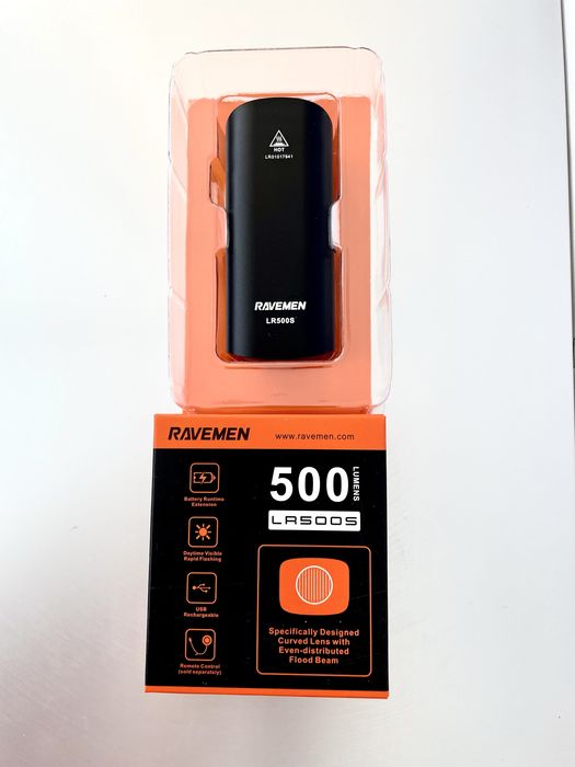Фара велосипедна Ravemen LR500S (500) lm, 2200 mAh)