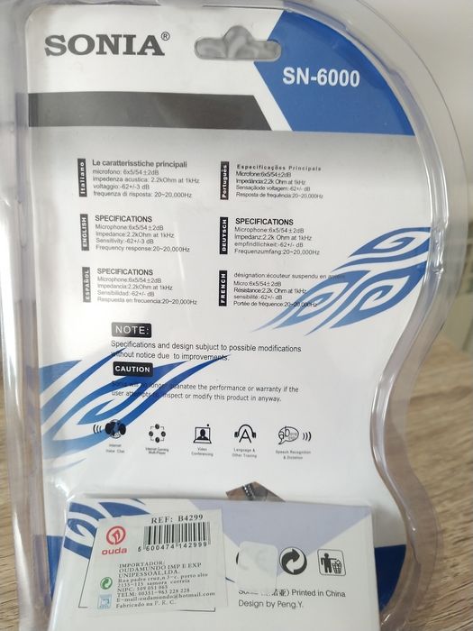 Microfone SONIA SN-6000