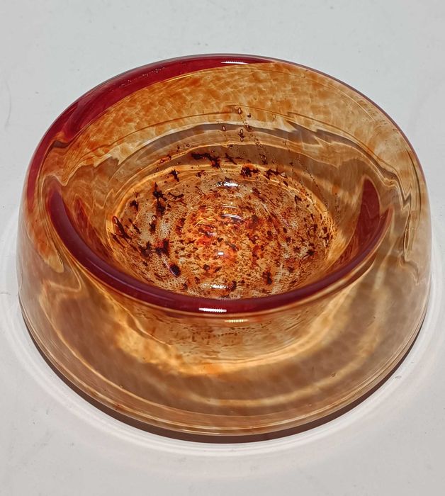 Peça decorativa em vidro – Cinzeiro & Taça reversível