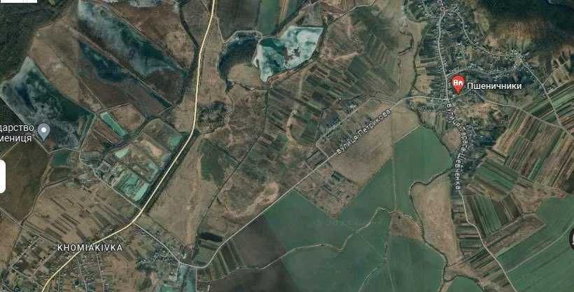 Продаж земельної ділянки площею 4Га с.Пшеничники , вул.Петрикова