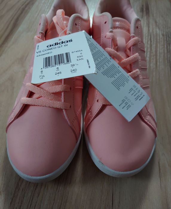 Adidas VS Coneo QT W Adidas Neo rozmiar 39 1/3 Brzoskwiniowe