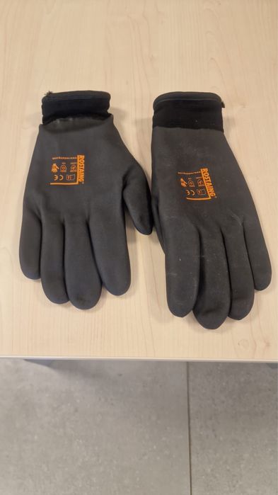 Luvas de trabalho em pele novas