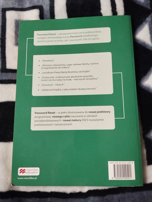 Podręcznik do języka angielskiego. Password Reset B1+