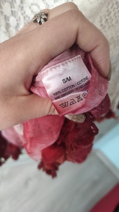 Damska bawełniana bluzka w stylu boho Alex Max rozmiar S/M