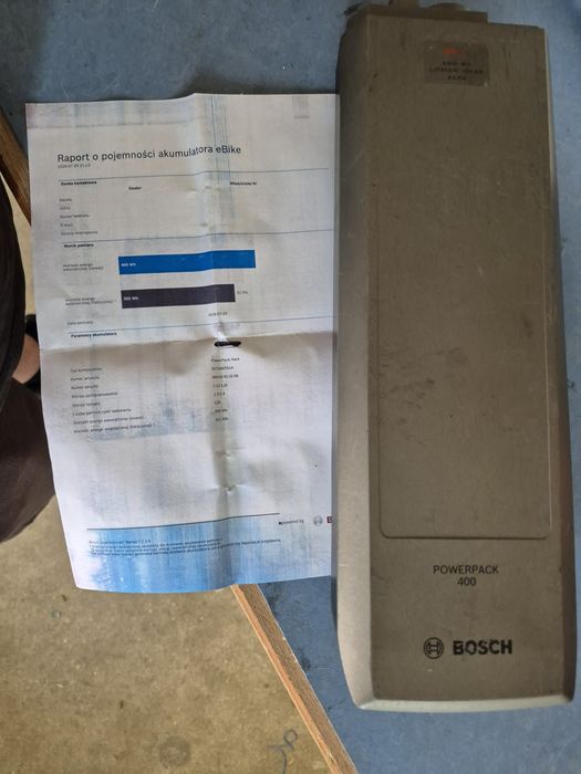 Bateria bosch 400 wh na bagaznik