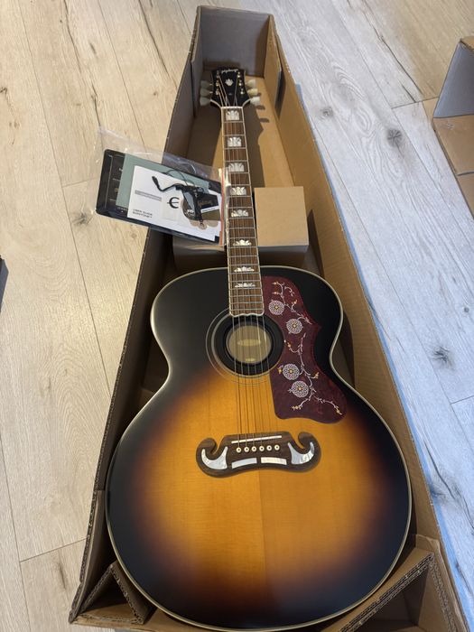 Gitara Elektroakustyczna Epiohone J-200 AVS Solid Wood Fishman Soniton