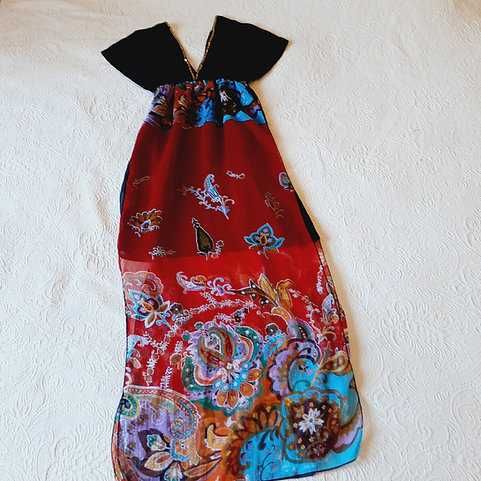 Vestido Verão vermelho