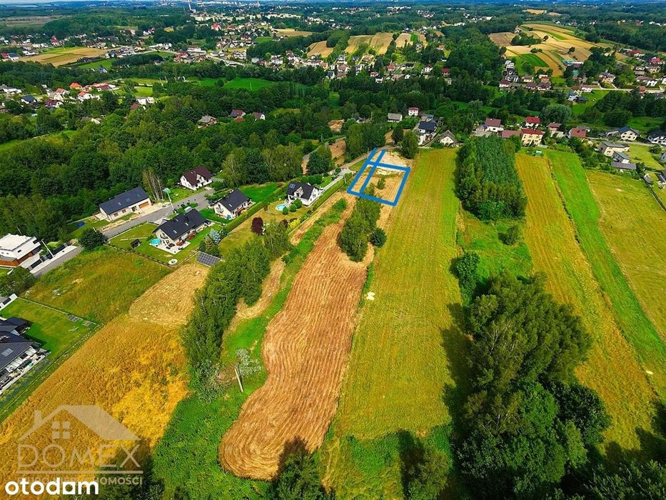 Działka budowlana 1072 m² | Mszana | 5 minut A1