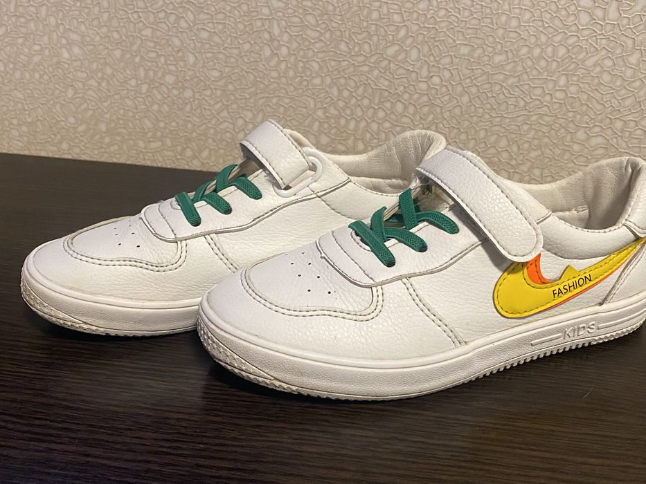 Белые кеды для мальчика