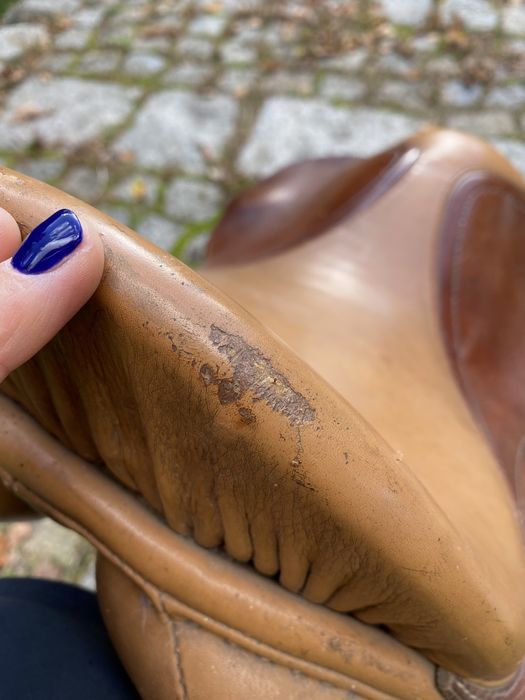 Siodło PLESZEW skórzane