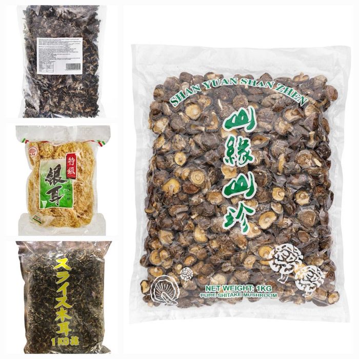 Грибы Шиитаке 1кг, Муер, Кораловий гриб, Гриб чорний сушений