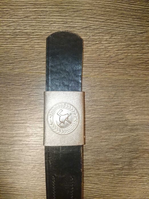 Ремінь пожежної охорони НДР (ГДР). Натуральна шкіра. Оригінал