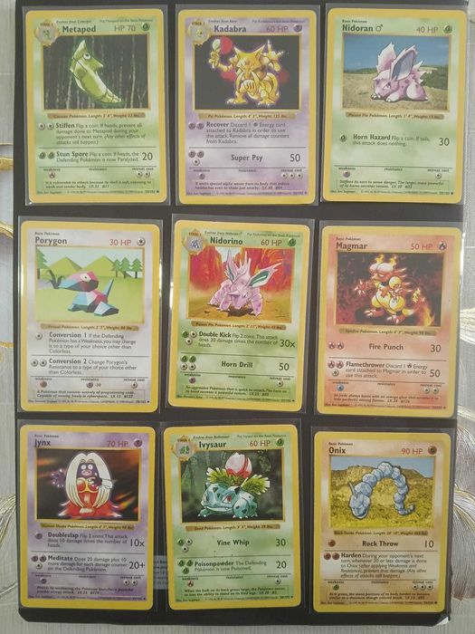 Pokemon TCG Base Set (Shadowless) coleção