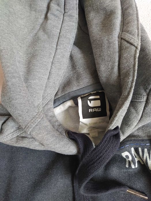 Bluza G Star Raw KENMORE HOODED r. XL/2XL szara ciepła
