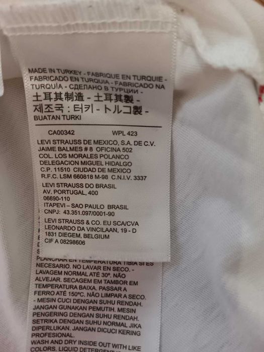 T-shirt LEVI'S rozm. S biały bluzka