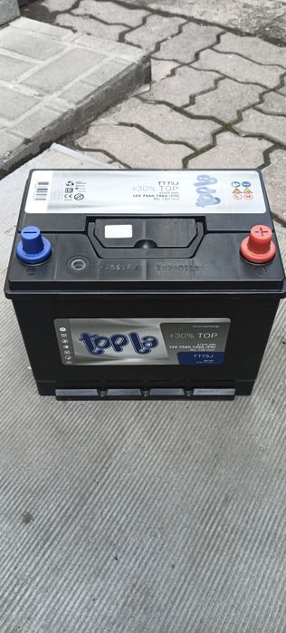 Аккумулятор Topla 75ампер азиат.Новый.