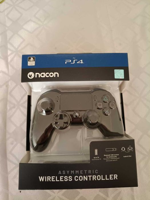 Gamepad, kontroler Nacon BB4487 - bezprzewodowy/przewodowy, asymetryczny pad do Playstation 4 i PC