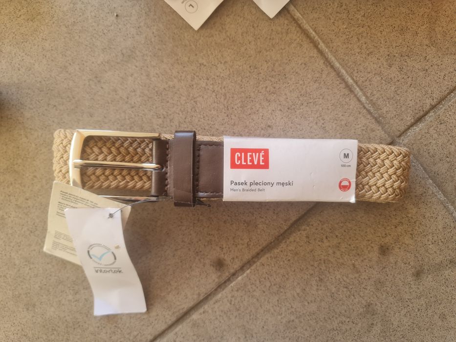 Pasek pleciony męski Cleveland M 100cm