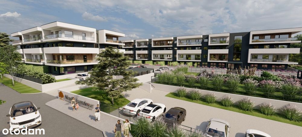 Ostatnie 45 m2 - najwyższe piętro + balkon.