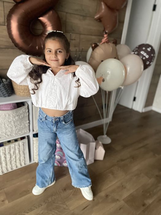 Джинси zara для дівчинки 134